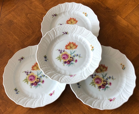 Vintage Hutschenreuther China (Germany) “Konigstein” - Set of Four