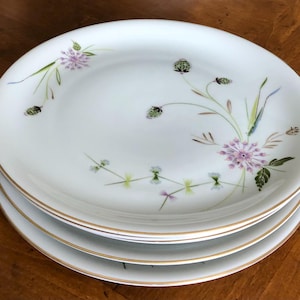 Vintage KPM Krister (Germany) (Pattern 600) - Set of Five Dinner Plates