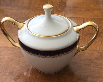 Lenox China "Jefferson" - Sugar Bowl With Lid, Presidential Collection