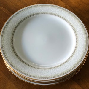 Vintage Noritake &quot;Eugenia&quot; (2160) - Set of Four Salad Plates