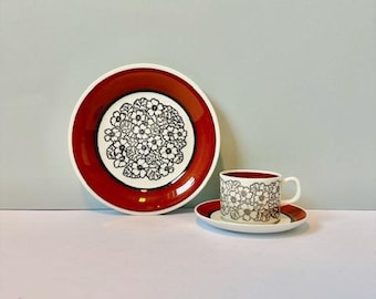 Gefle AURORA Plate - Upsala Ekeby Swedish Dinner Serving Plate