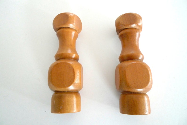 Danish Teak Salt And Pepper Pepper Mill Vintage Scandinavian Etsy