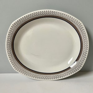 Gefle Arkad Serving Plate - Upsala Ekeby Swedish Large Plate Scandinavian vintage