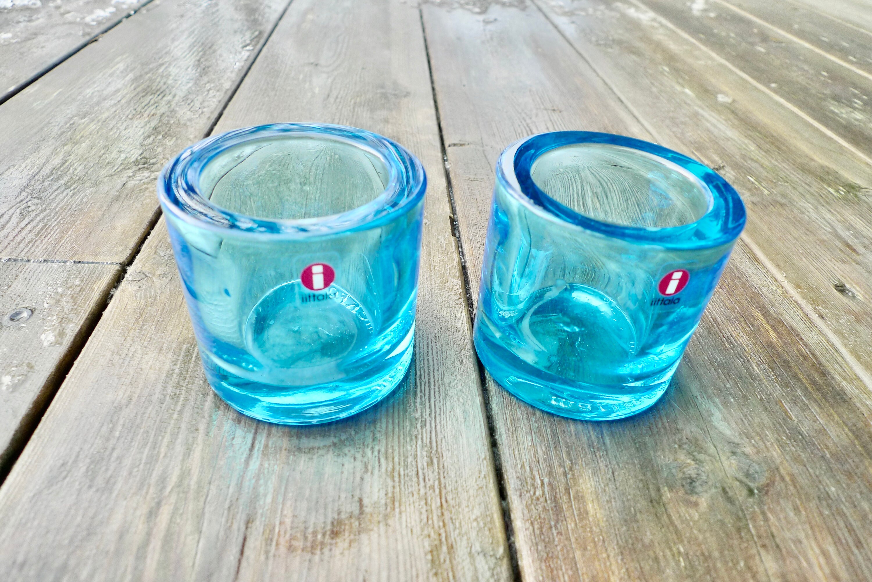 イッタラ KIVI ライトブルー キャンドルホルダーセット – マリメッコ