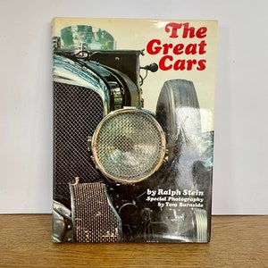 Vintage The Great Cars book  - Overview of great cars by Ralph Stein 1960s The Hamlyn Publishing Group