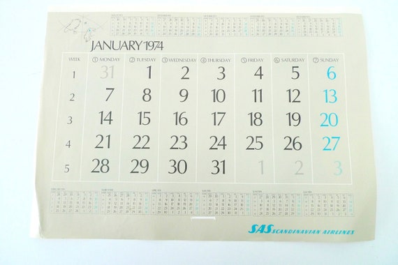 Otto Nielsen Vintage Print From SAS Calendar 1965 Venice Italy Turqouise  Poster - Etsy