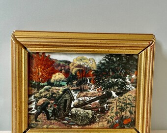 ヴィンテージ Nicolai Astrup Porsgrund タイル アート: ノルウェーの