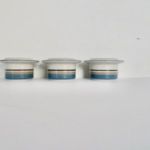 Three Arabia Finland UHTUA Egg cups Set of three  - Inkeri Leivo 1980s Arabia of Finland