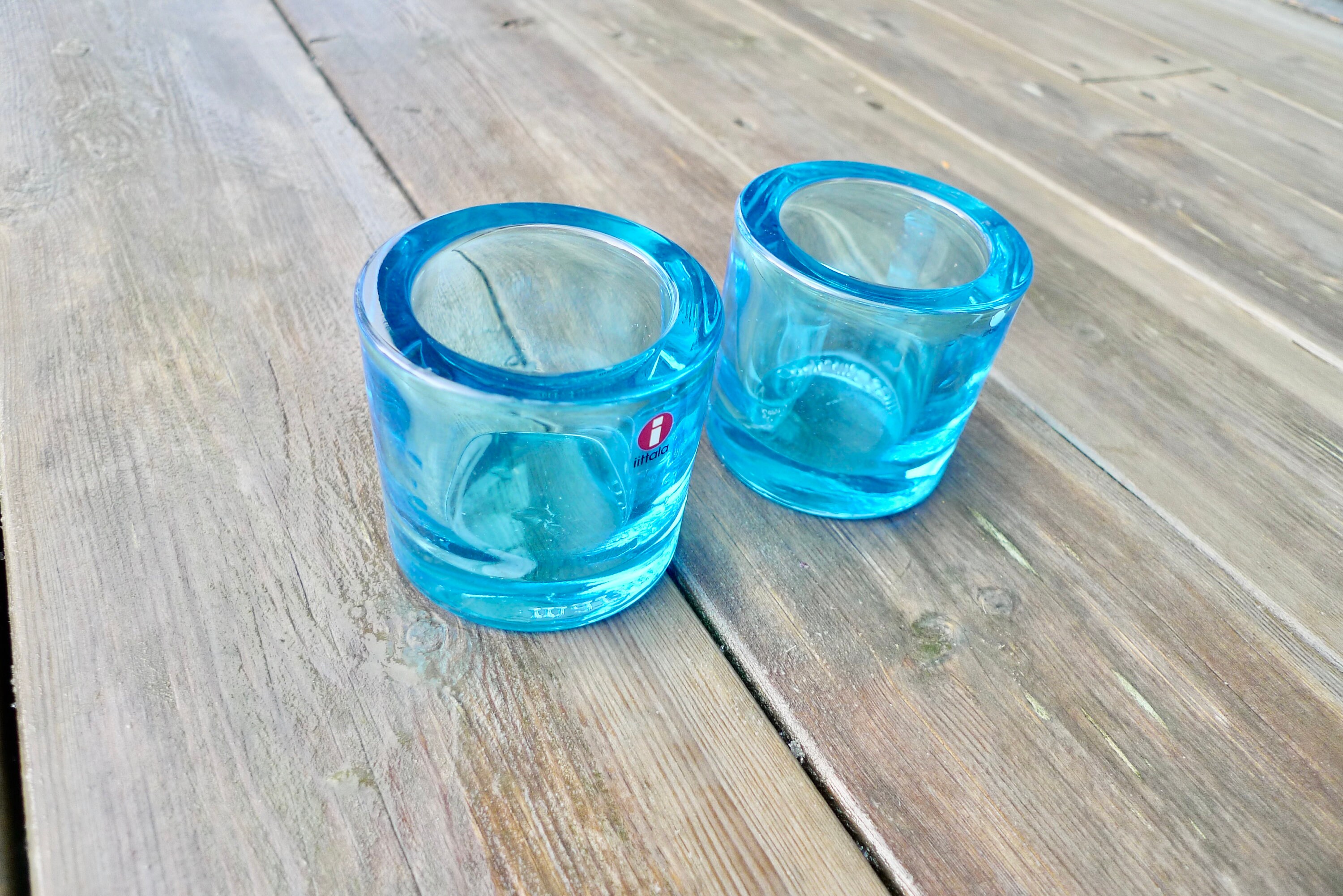 イッタラ KIVI ライトブルー キャンドルホルダーセット – マリメッコ