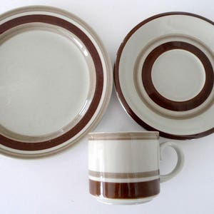 Arabia Finland Trio - Cup Saucer Plate Set Pirtti Design Raija Uosikkinen