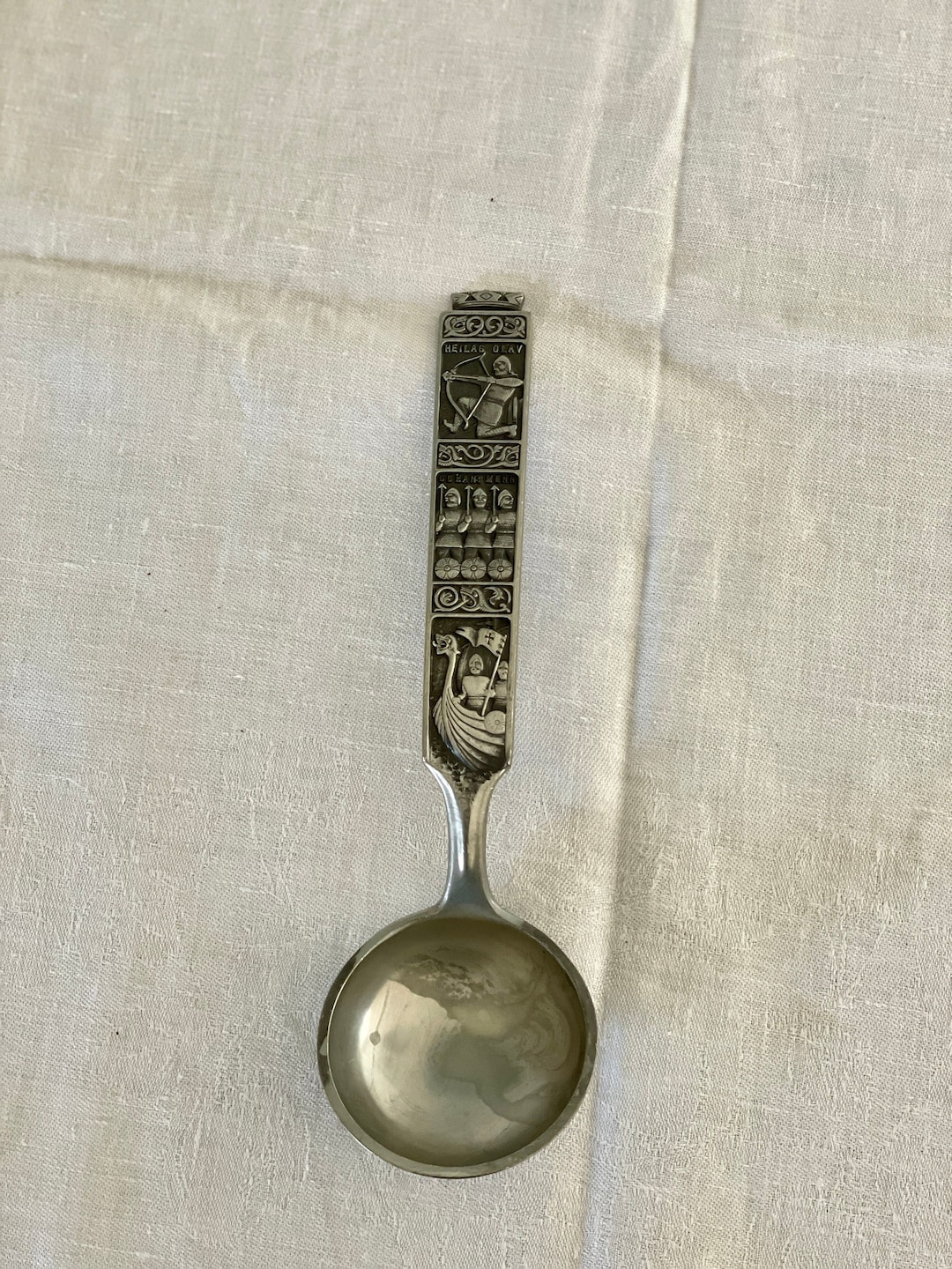 ノルウェー製　ピューター製　コンゲ・ティン北欧ビンテージ 装飾的カトラリーセット ノルウェー製 ピューター製 コンゲ・ティン北欧ビンテージ 装飾的