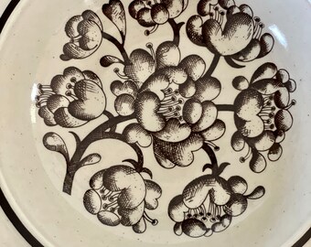 Vintage Stig Lindberg Garden Soup Plates - Gustavsberg Swedish
