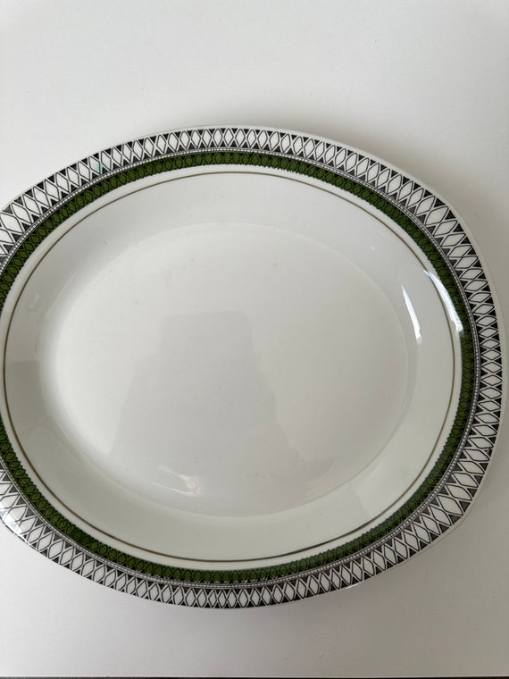 UPSALA-EKEBY GEFLE ヴィンテージ プレート Gefle Sweden Serving Plate - Upsala Ekeby MEXICO Design Helmer