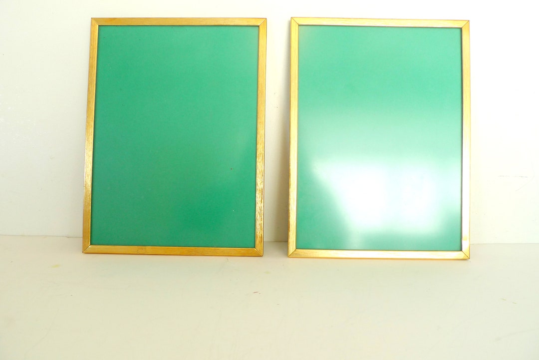 Vintage Gold Metal Picture Frames - Scandinavian Photo Frame Set - Etsy
