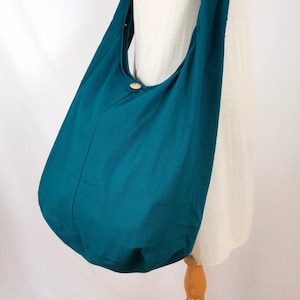 LONGING TO BUY Cotton Hobo Shoulder Bag - Handmade Crossbody Messenger Bag For Women & Girls