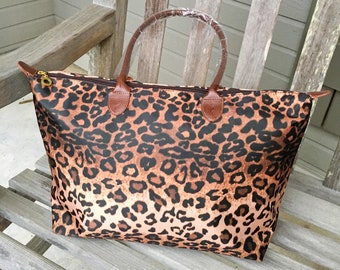 longchamp leopard print bag