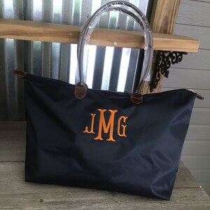 TOTENAVY Nylon 21 Tote Bag with Dual Handles