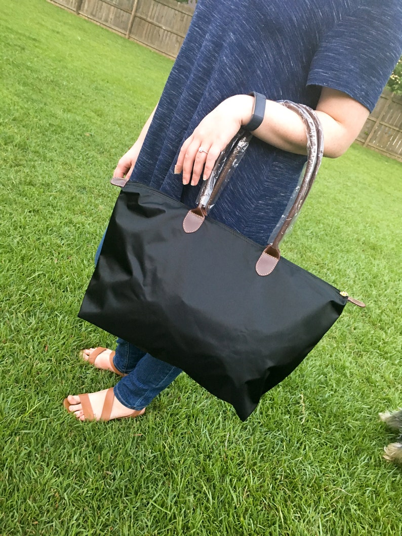 TOTENAVY Nylon 21 Tote Bag with Dual Handles