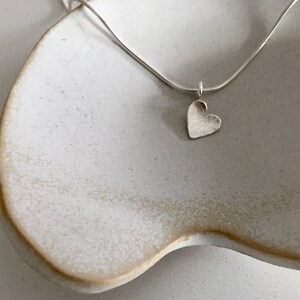 Tiny heart pendant image 4