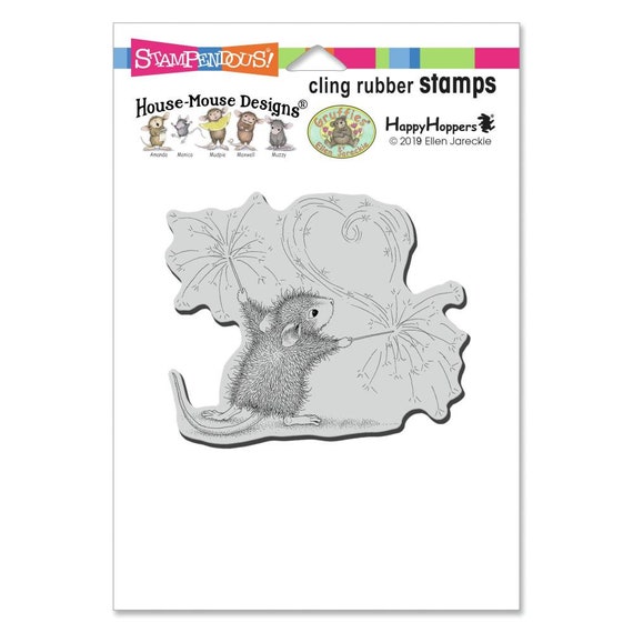 Stampendous House Mouse Cling Stamp-Little Drummers