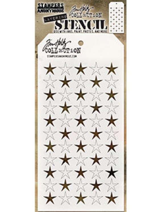 Tim Holtz Layering Stencil ~ TRACKS ~ THS044 ~ Stampers Anonymous