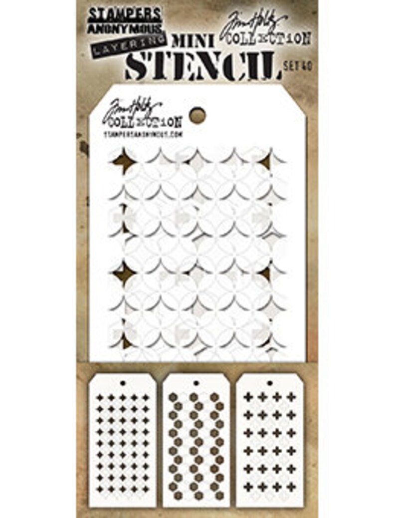 Tim Holtz Layering Stencil ~ CELLS ~ THS107 ~ Stampers Anonymous