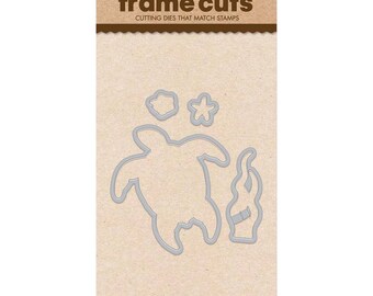 Hero Arts Frame Cuts Color Layering Frame Cuts Sea Turtle