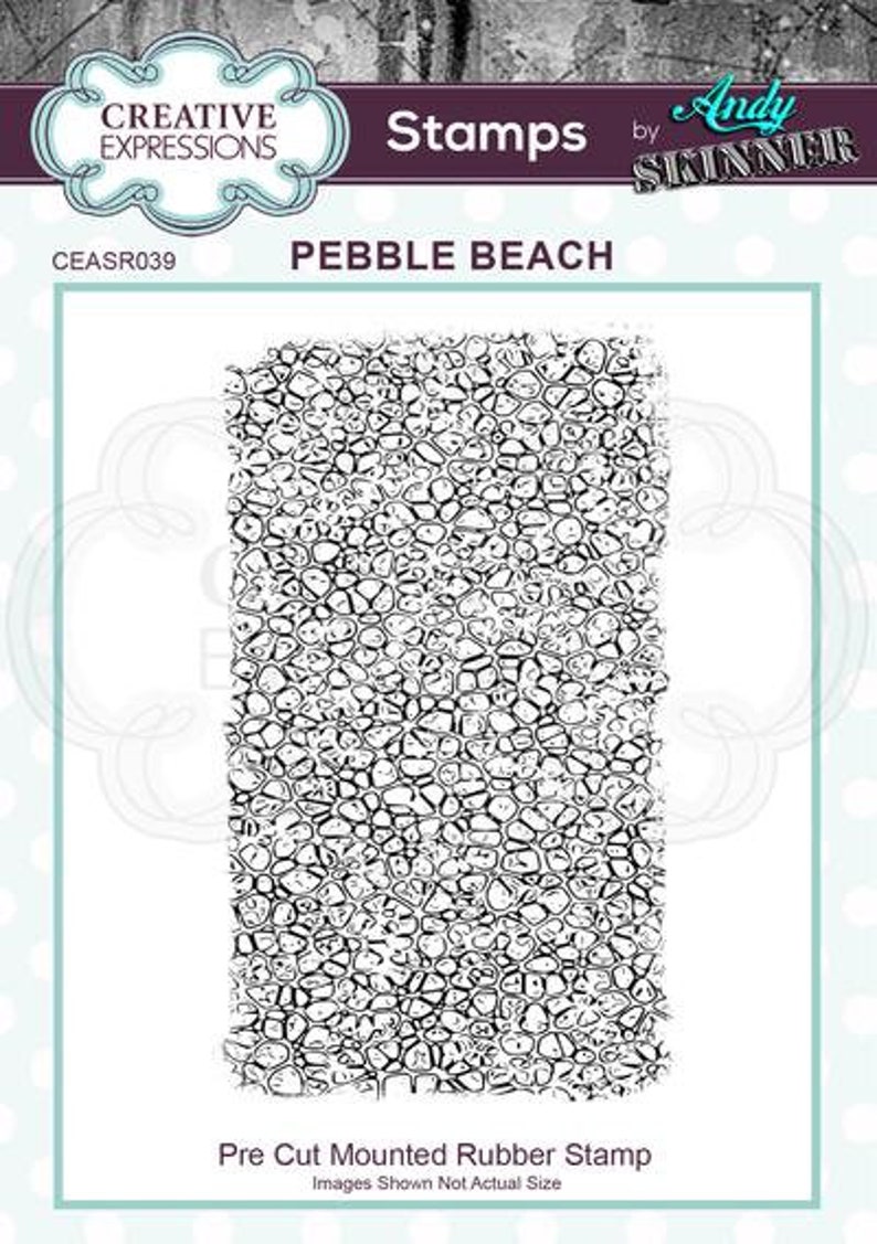 Creative Expressions Stamp Andy Skinner Pebble Beach