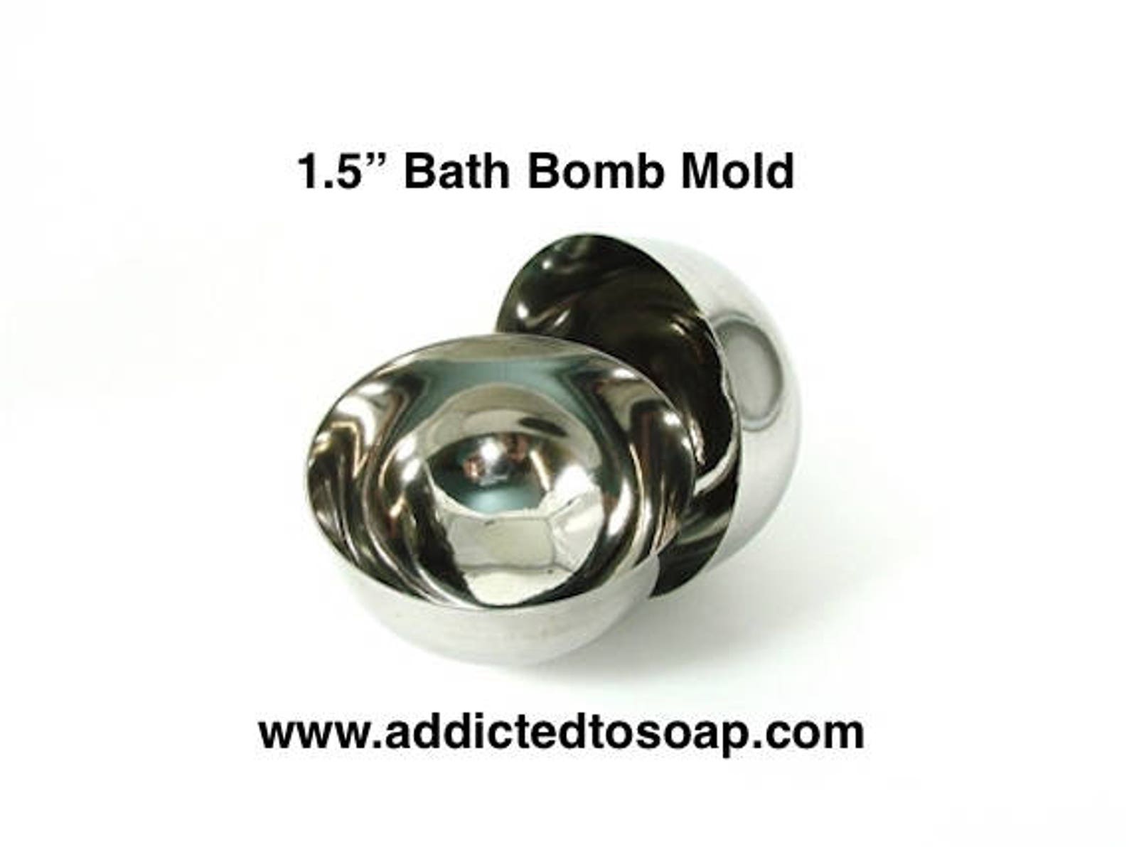 1.5 Bath Bomb Mold Set Bath Bomb Molds Stainless Steel Etsy