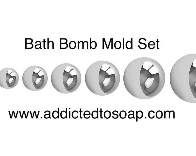 Mega Bath Bomb Mold Set Bath Bomb Molds Stainless Steel Bath Etsy