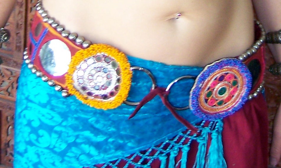 Custom Tribal Banjara Mirror Bellydance Belt -  New Zealand