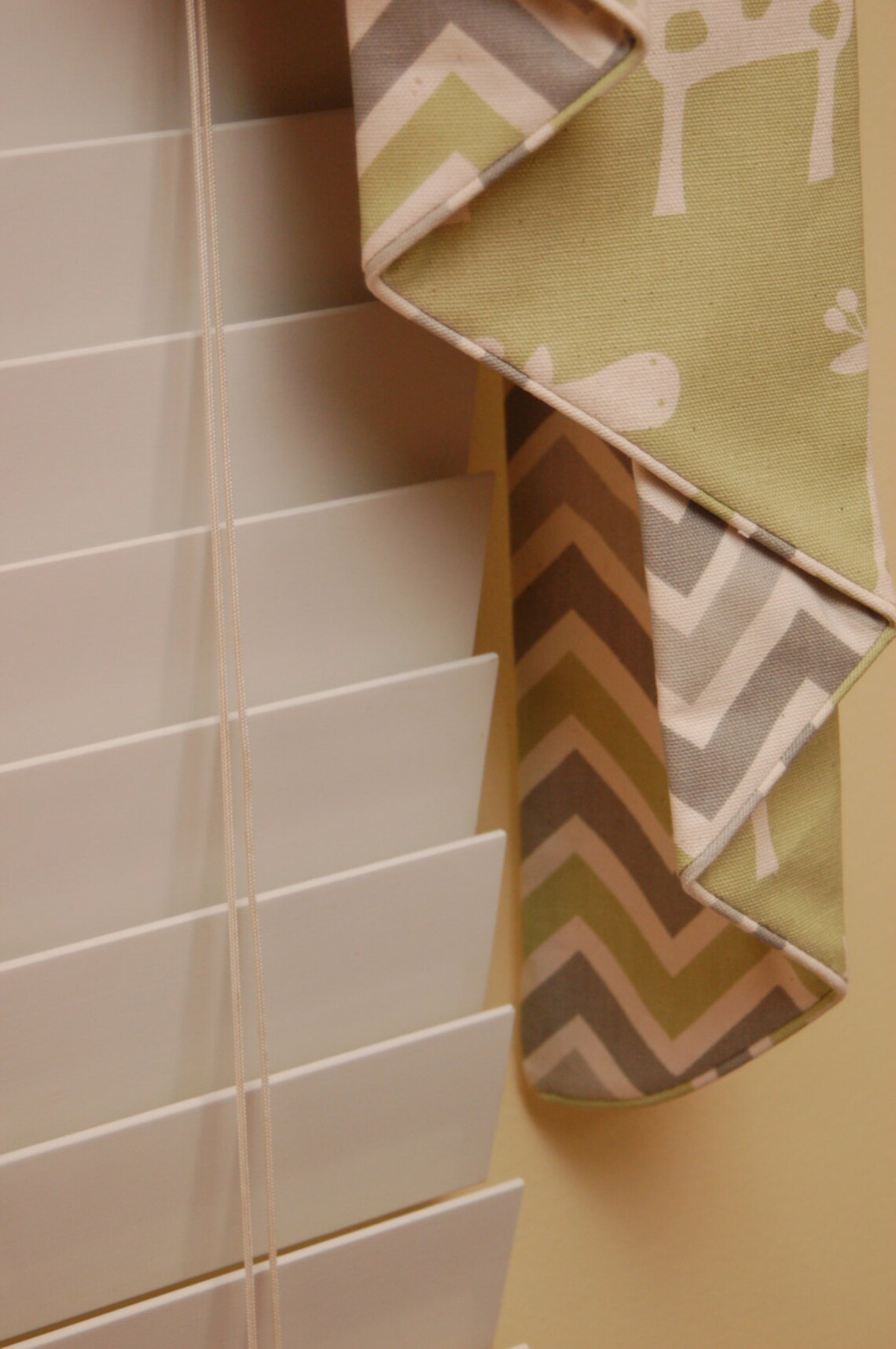 BUNNY EARS Custom Valance Hidden Rod Pocket with jabots Etsy