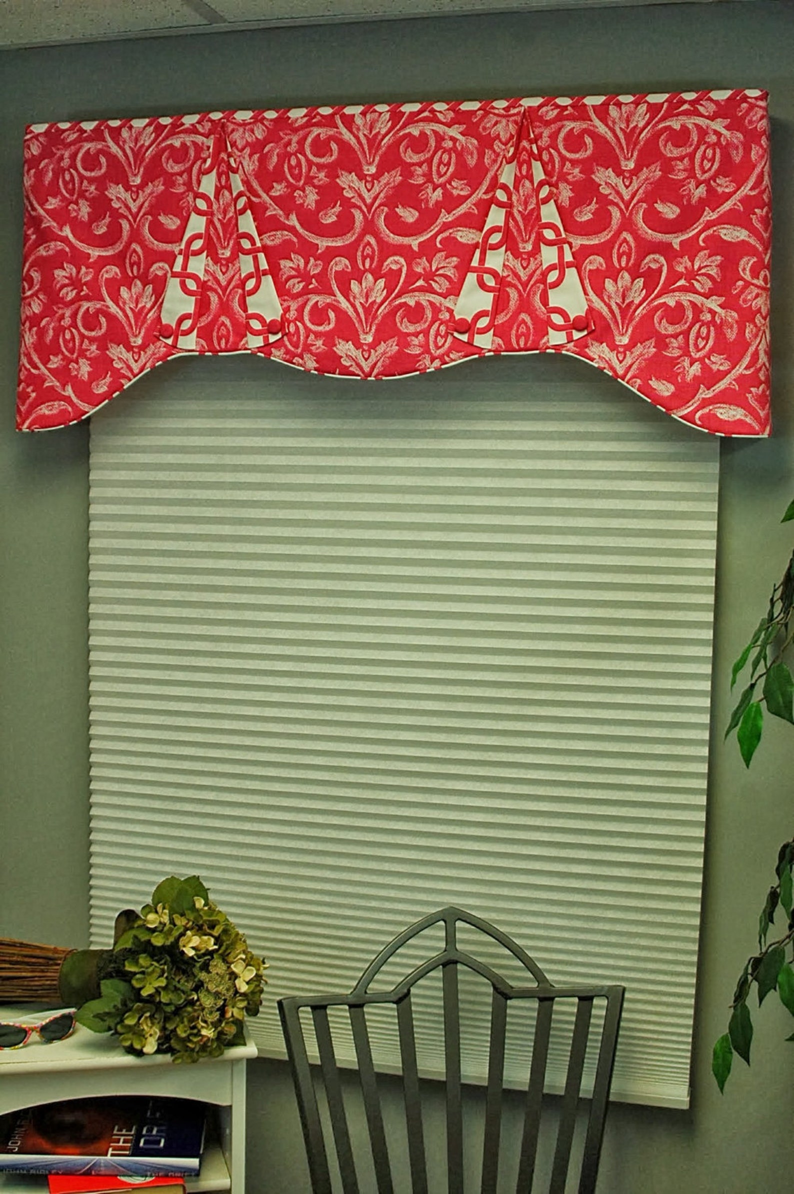 Custom Valance CASEY Hidden Rod Pocket Valance Fits 30 Etsy