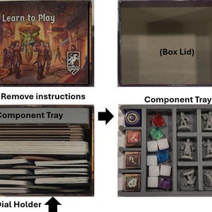 STL files for Unofficial 3DP Organizer for Gloomhaven Buttons and Bugs