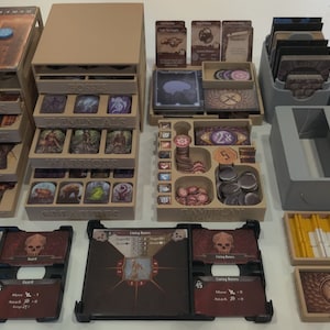 STL files for Unofficial Gloomhaven (1st Edition) Organizer (3DP)
