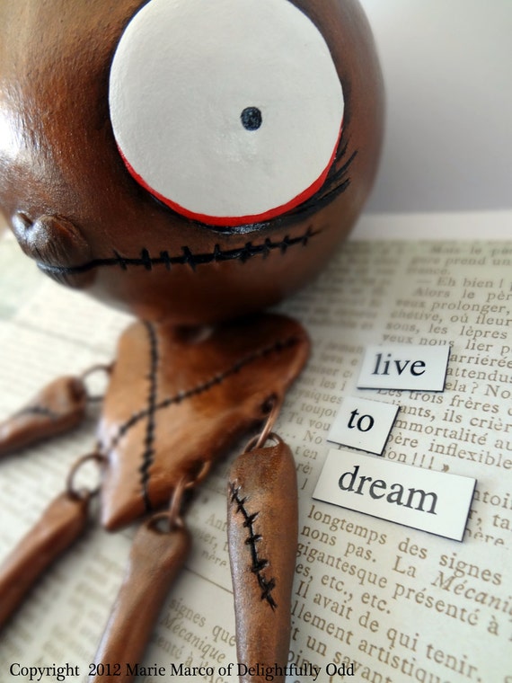 Items similar to Copper the Hanging Art Doll on Etsy