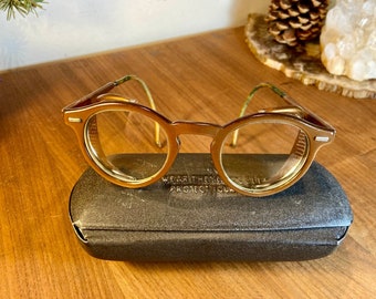 Vintage Mid Century Wilson Riding Protective Eyewear Goggles