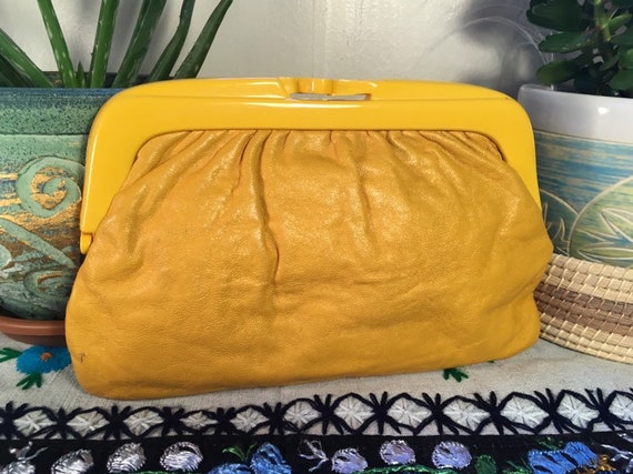 bright yellow clutch