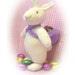 easter white rabbit bunny PDF email knitting pattern alice in wonderland