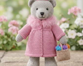 Breipatroon voor teddybeerpop speelgoedkleding, Debi Birkin (pdf-download)