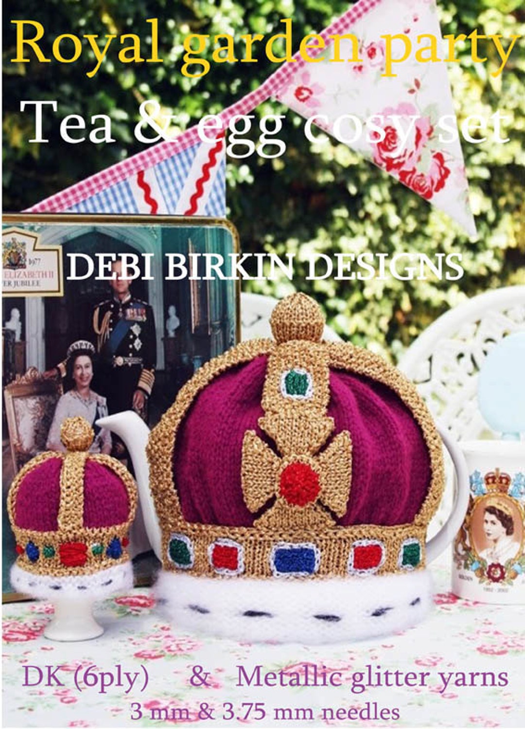 Jubilee Royal Crown Tea Cosy Teacozy Cozy Cosies Egg PDF Email Etsy