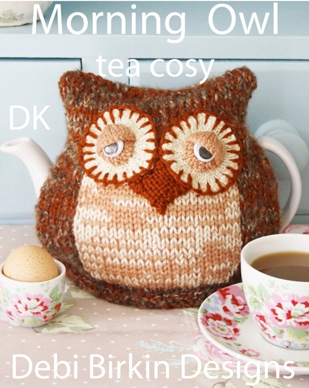 Owl Knitting Pattern Tea Cosy Teacozy Cozy Cosies PDF Email Etsy