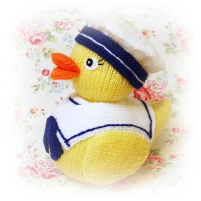Knitting pattern for toys, Debi Birkin Patterns, PDF digital download, toy knitting pattern, cotton rabbits, bird, rubber duck, ducks, geese image 2