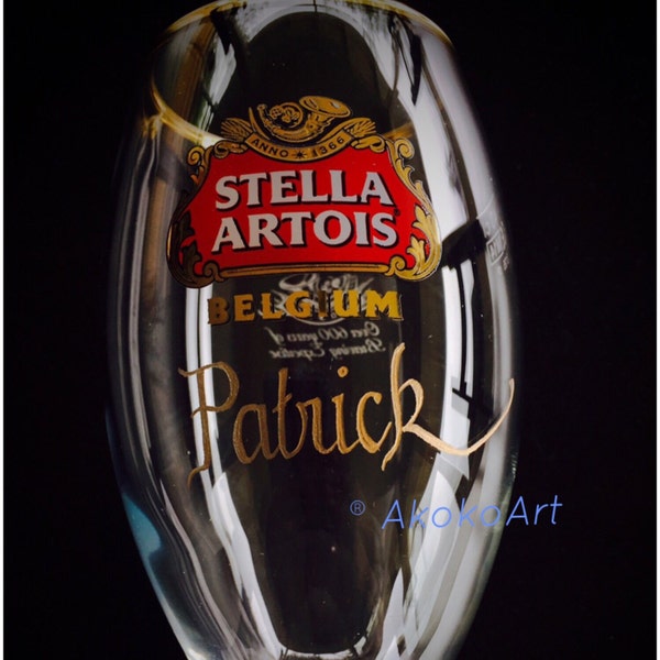 Stella Artois Chalice Engraving, STELLA CHALICE 40CL, chalice engraving, stella artois engraved, engraved beer glasses, personalized chalice