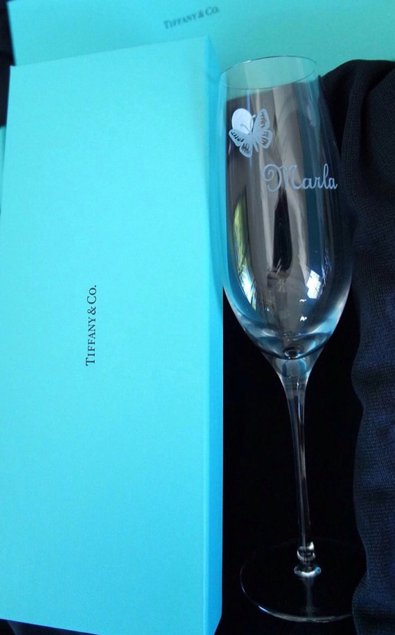 tiffany and co flute glasses