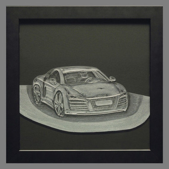 Hand engraved Audi, engraved cars, auto personalized, customized cars, home decor, office decor, retirement gifts, wedding gifts