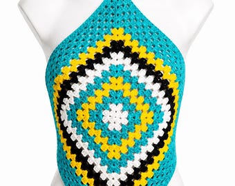 St.Lucia Diamond halter Top.