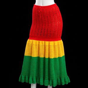 Rasta Knit Dress Women - Etsy