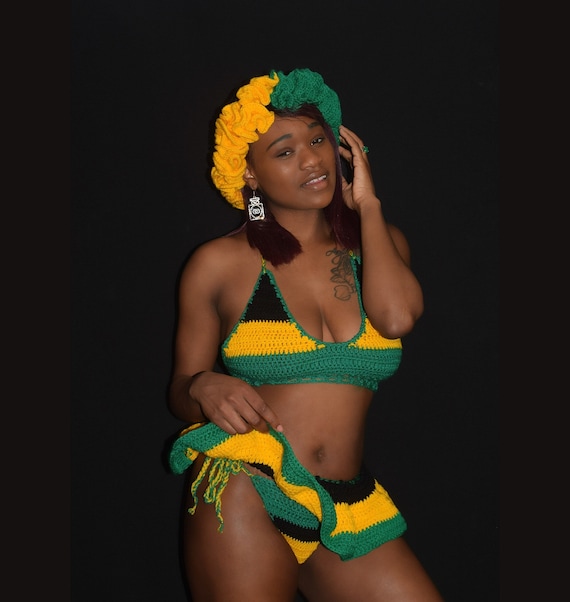 Bikini with matching headband deals