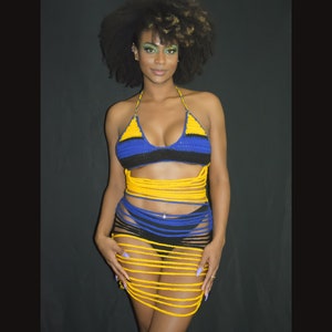 Barbados chain dress. Can be made in any color
